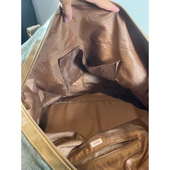 Mossimo Supply Co Duffle Travel Bag Safari Style Carry On Gray In Color‎ - Picture 5 of 11